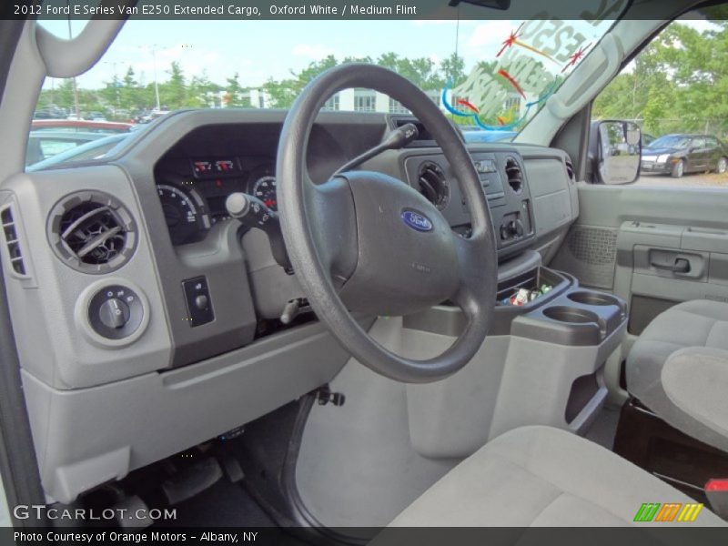 Oxford White / Medium Flint 2012 Ford E Series Van E250 Extended Cargo