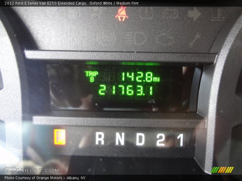 Oxford White / Medium Flint 2012 Ford E Series Van E250 Extended Cargo