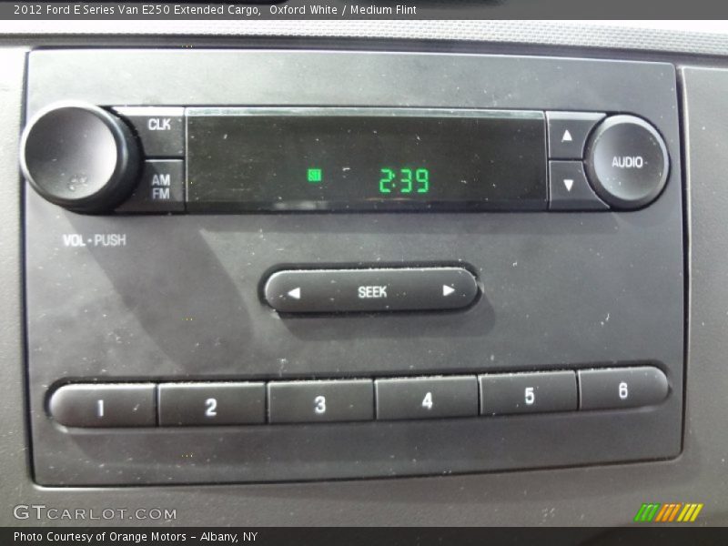 Audio System of 2012 E Series Van E250 Extended Cargo