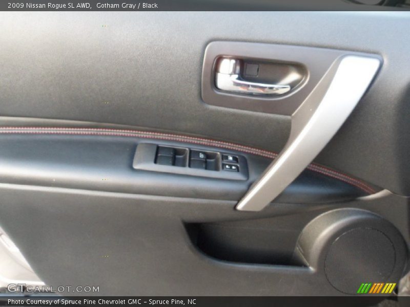 Gotham Gray / Black 2009 Nissan Rogue SL AWD