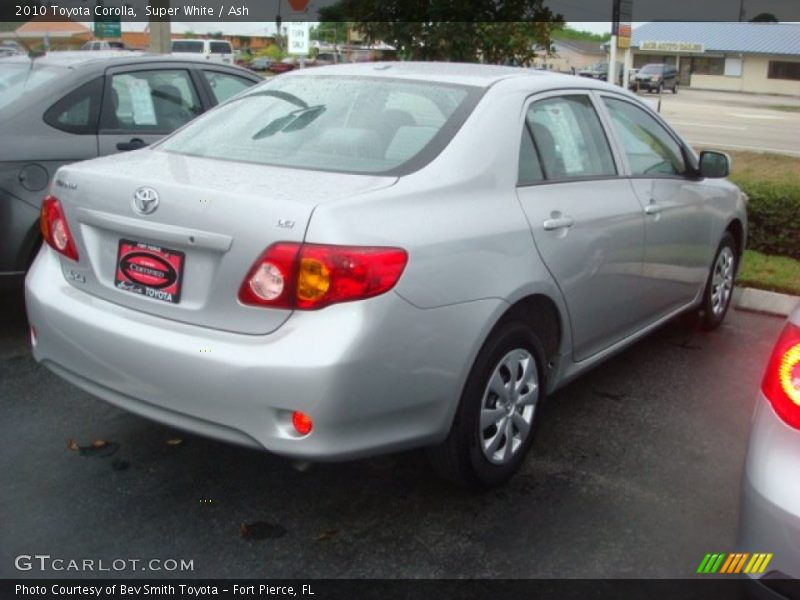 Super White / Ash 2010 Toyota Corolla