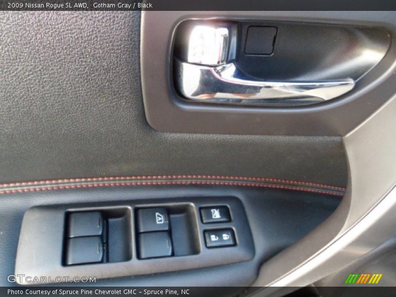 Gotham Gray / Black 2009 Nissan Rogue SL AWD