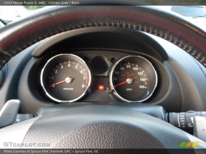 Gotham Gray / Black 2009 Nissan Rogue SL AWD