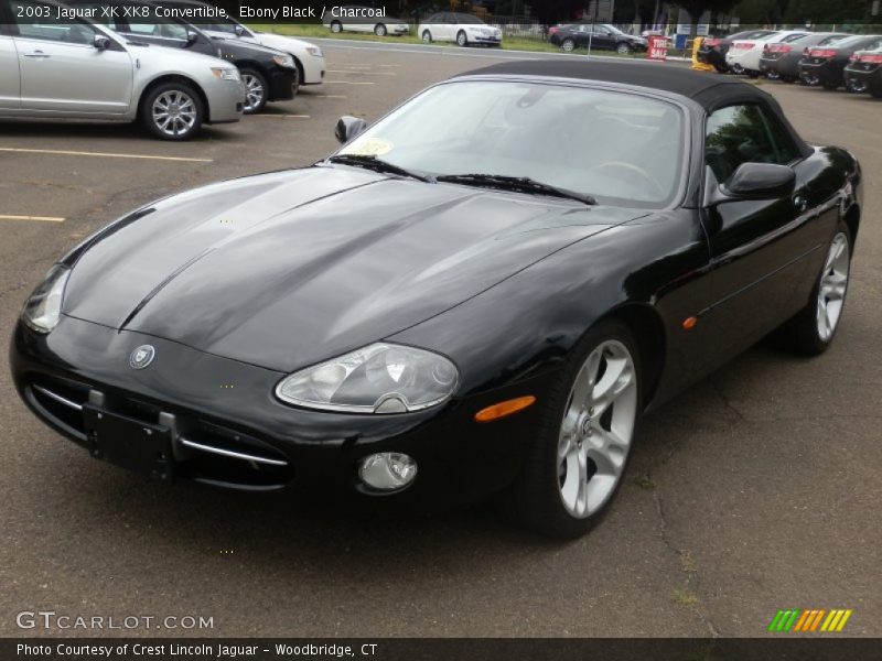 Front 3/4 View of 2003 XK XK8 Convertible