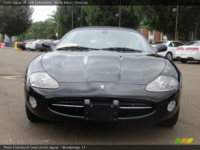 Ebony Black / Charcoal 2003 Jaguar XK XK8 Convertible