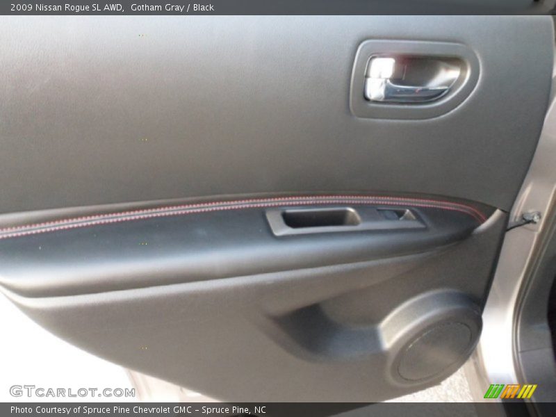 Gotham Gray / Black 2009 Nissan Rogue SL AWD