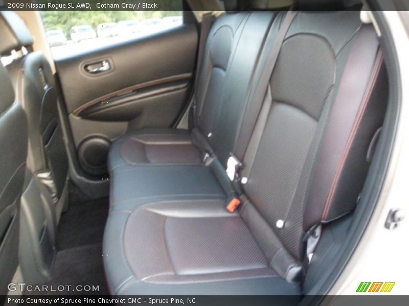 Gotham Gray / Black 2009 Nissan Rogue SL AWD