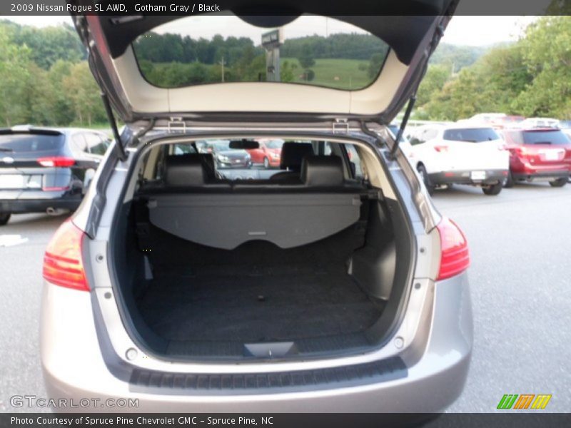 Gotham Gray / Black 2009 Nissan Rogue SL AWD