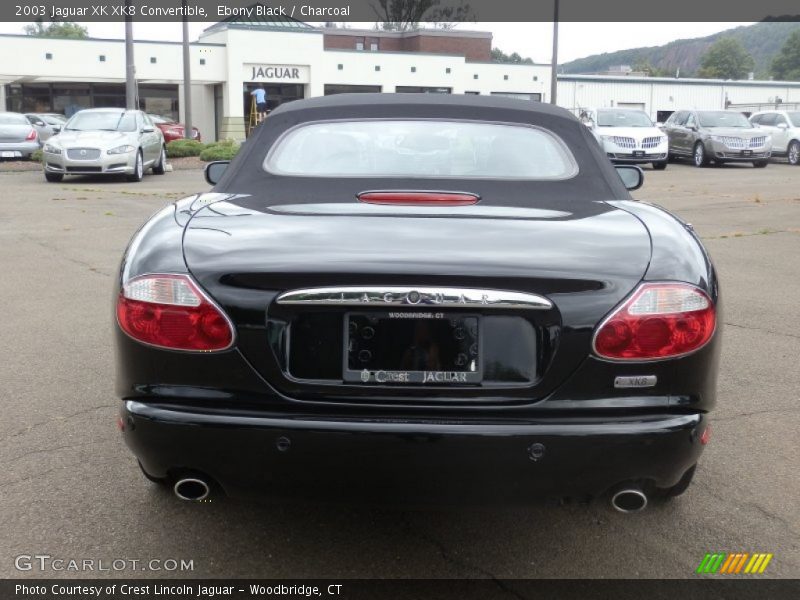 Ebony Black / Charcoal 2003 Jaguar XK XK8 Convertible