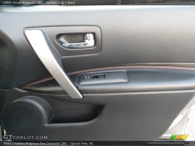 Gotham Gray / Black 2009 Nissan Rogue SL AWD