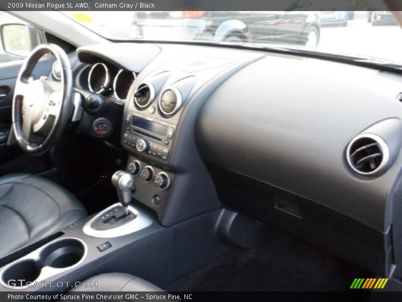 Gotham Gray / Black 2009 Nissan Rogue SL AWD