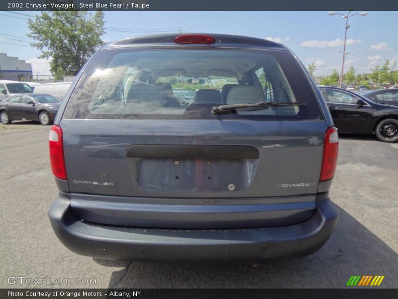 Steel Blue Pearl / Taupe 2002 Chrysler Voyager