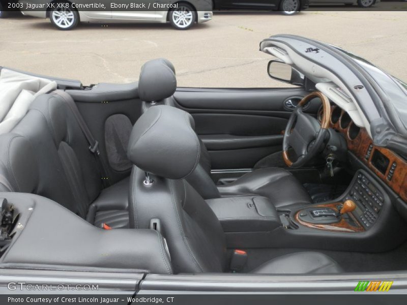 Ebony Black / Charcoal 2003 Jaguar XK XK8 Convertible