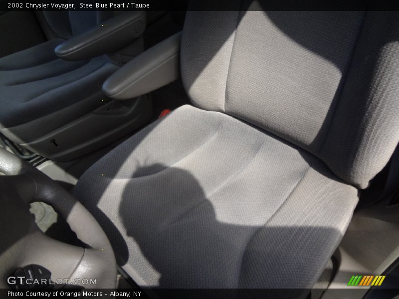 Steel Blue Pearl / Taupe 2002 Chrysler Voyager