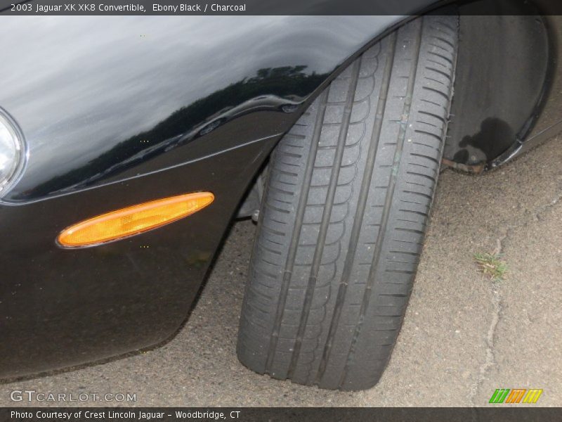 Ebony Black / Charcoal 2003 Jaguar XK XK8 Convertible