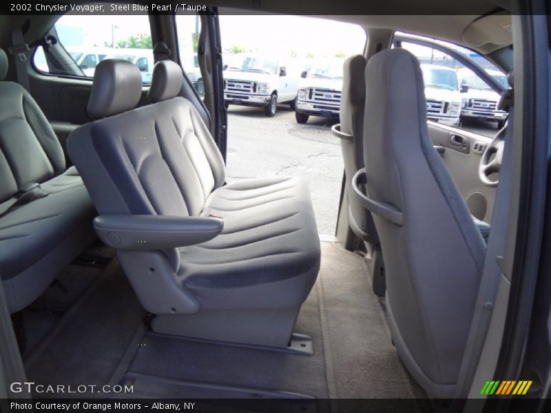 Steel Blue Pearl / Taupe 2002 Chrysler Voyager