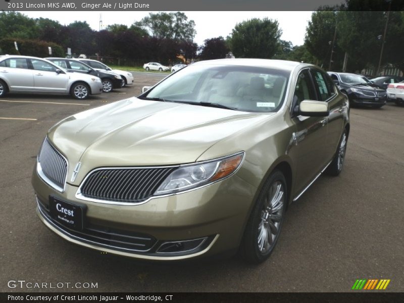 Ginger Ale / Light Dune 2013 Lincoln MKS AWD
