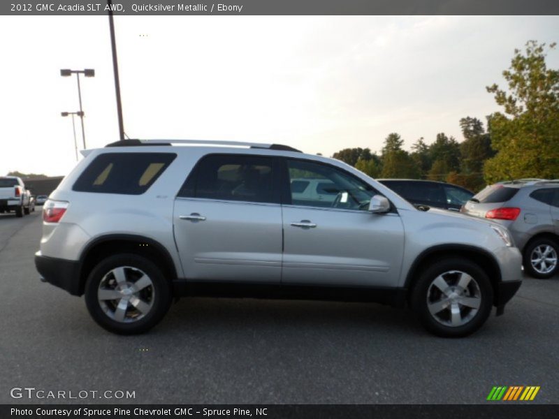 Quicksilver Metallic / Ebony 2012 GMC Acadia SLT AWD