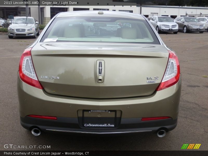 Ginger Ale / Light Dune 2013 Lincoln MKS AWD