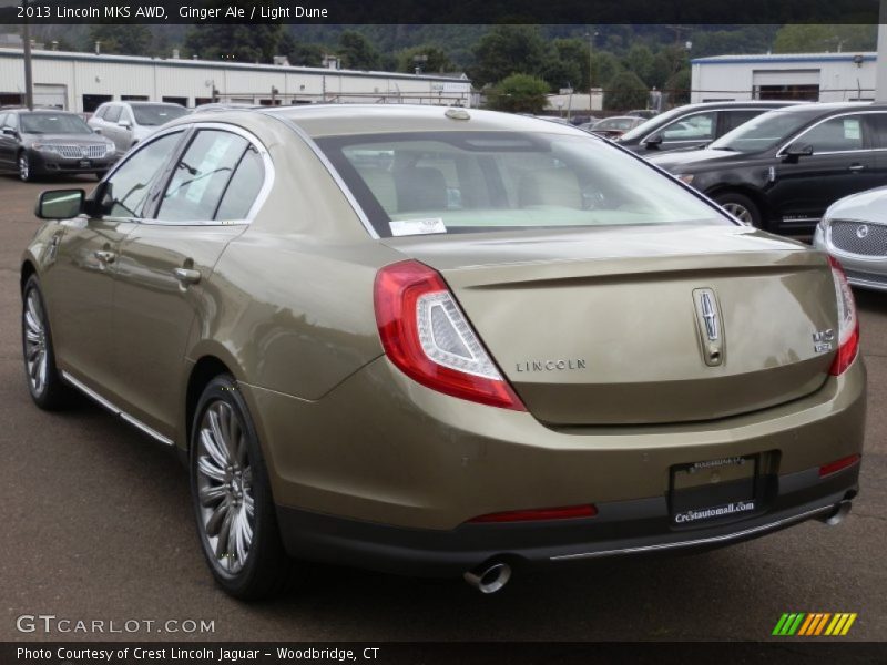 Ginger Ale / Light Dune 2013 Lincoln MKS AWD