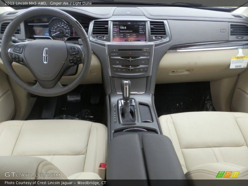 Dashboard of 2013 MKS AWD