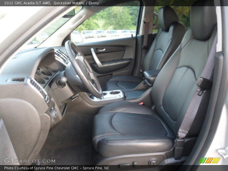 Quicksilver Metallic / Ebony 2012 GMC Acadia SLT AWD