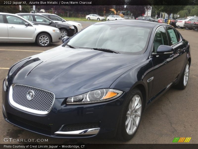 Azurite Blue Metallic / Dove/Warm Charcoal 2012 Jaguar XF