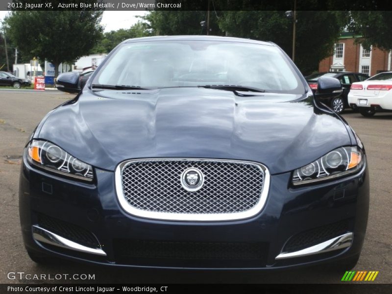 Azurite Blue Metallic / Dove/Warm Charcoal 2012 Jaguar XF