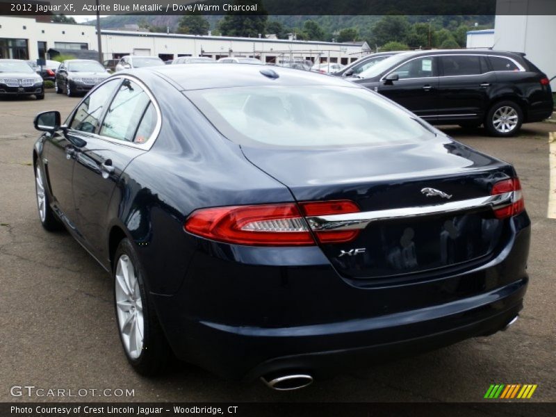 Azurite Blue Metallic / Dove/Warm Charcoal 2012 Jaguar XF