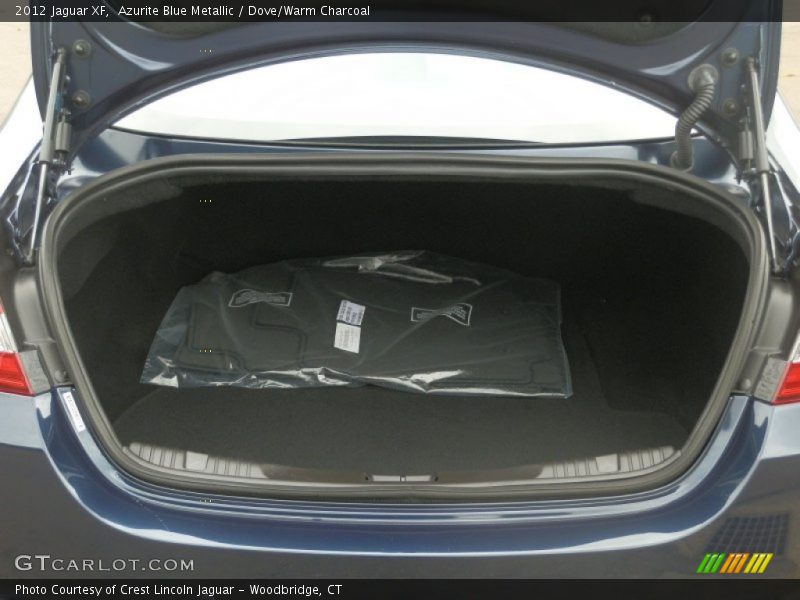 Azurite Blue Metallic / Dove/Warm Charcoal 2012 Jaguar XF