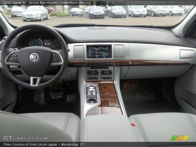 Azurite Blue Metallic / Dove/Warm Charcoal 2012 Jaguar XF