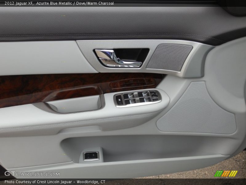 Azurite Blue Metallic / Dove/Warm Charcoal 2012 Jaguar XF