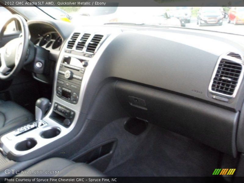 Quicksilver Metallic / Ebony 2012 GMC Acadia SLT AWD