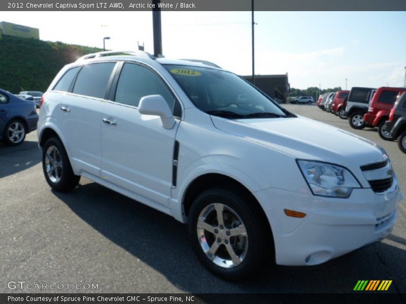 Arctic Ice White / Black 2012 Chevrolet Captiva Sport LTZ AWD