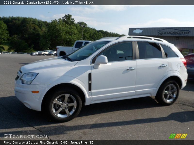 Arctic Ice White / Black 2012 Chevrolet Captiva Sport LTZ AWD