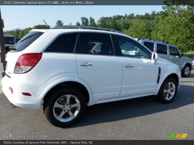 Arctic Ice White / Black 2012 Chevrolet Captiva Sport LTZ AWD