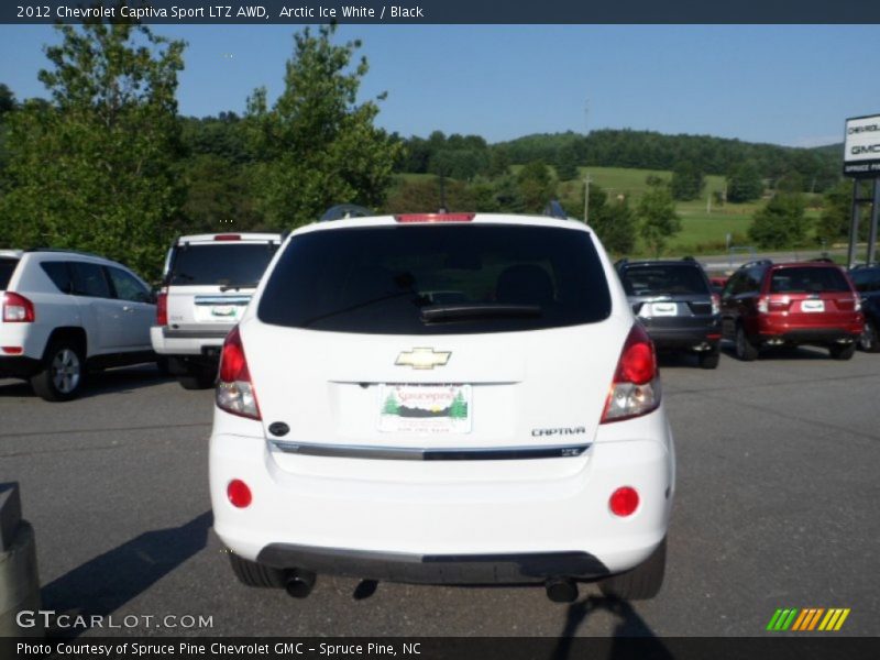Arctic Ice White / Black 2012 Chevrolet Captiva Sport LTZ AWD