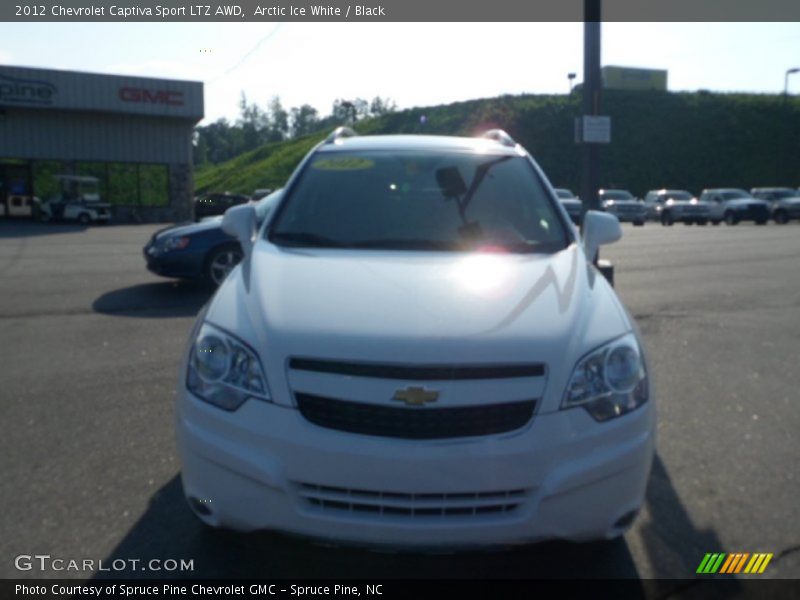 Arctic Ice White / Black 2012 Chevrolet Captiva Sport LTZ AWD