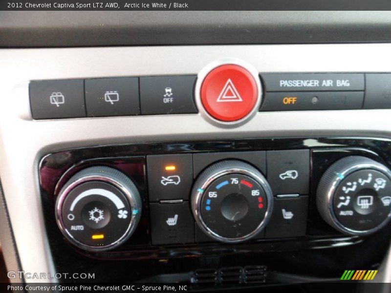 Arctic Ice White / Black 2012 Chevrolet Captiva Sport LTZ AWD