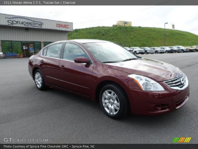 Tuscan Sun / Charcoal 2011 Nissan Altima 2.5 S