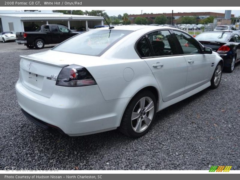 White Hot / Onyx/Red 2008 Pontiac G8 GT