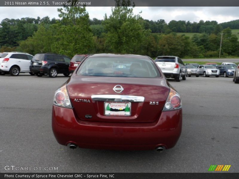Tuscan Sun / Charcoal 2011 Nissan Altima 2.5 S