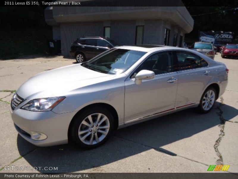 Tungsten Pearl / Black 2011 Lexus ES 350
