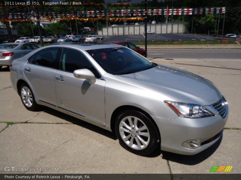Tungsten Pearl / Black 2011 Lexus ES 350