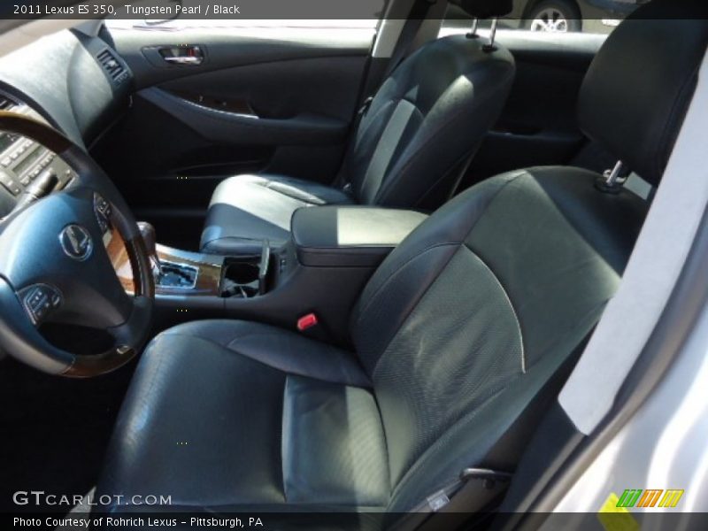 Tungsten Pearl / Black 2011 Lexus ES 350