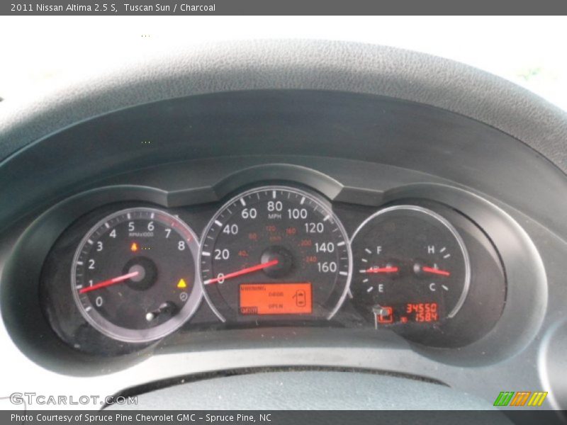 Tuscan Sun / Charcoal 2011 Nissan Altima 2.5 S