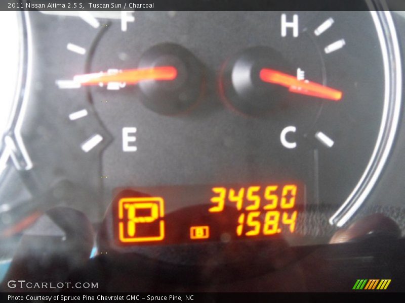 Tuscan Sun / Charcoal 2011 Nissan Altima 2.5 S