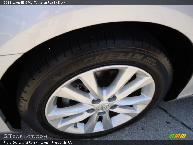 Tungsten Pearl / Black 2011 Lexus ES 350