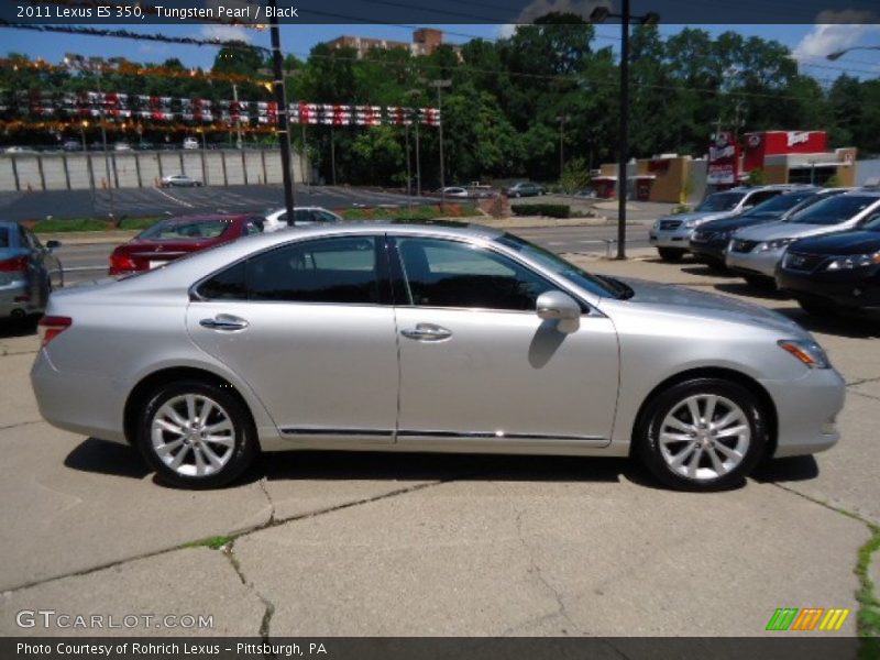 Tungsten Pearl / Black 2011 Lexus ES 350