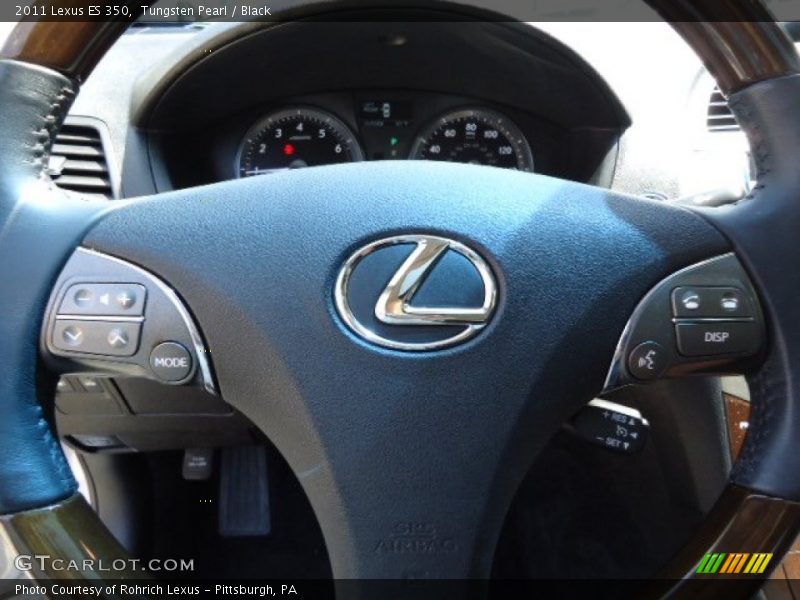 Tungsten Pearl / Black 2011 Lexus ES 350